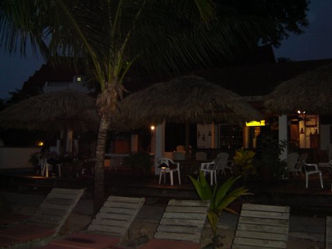 Seaside bar - nite time